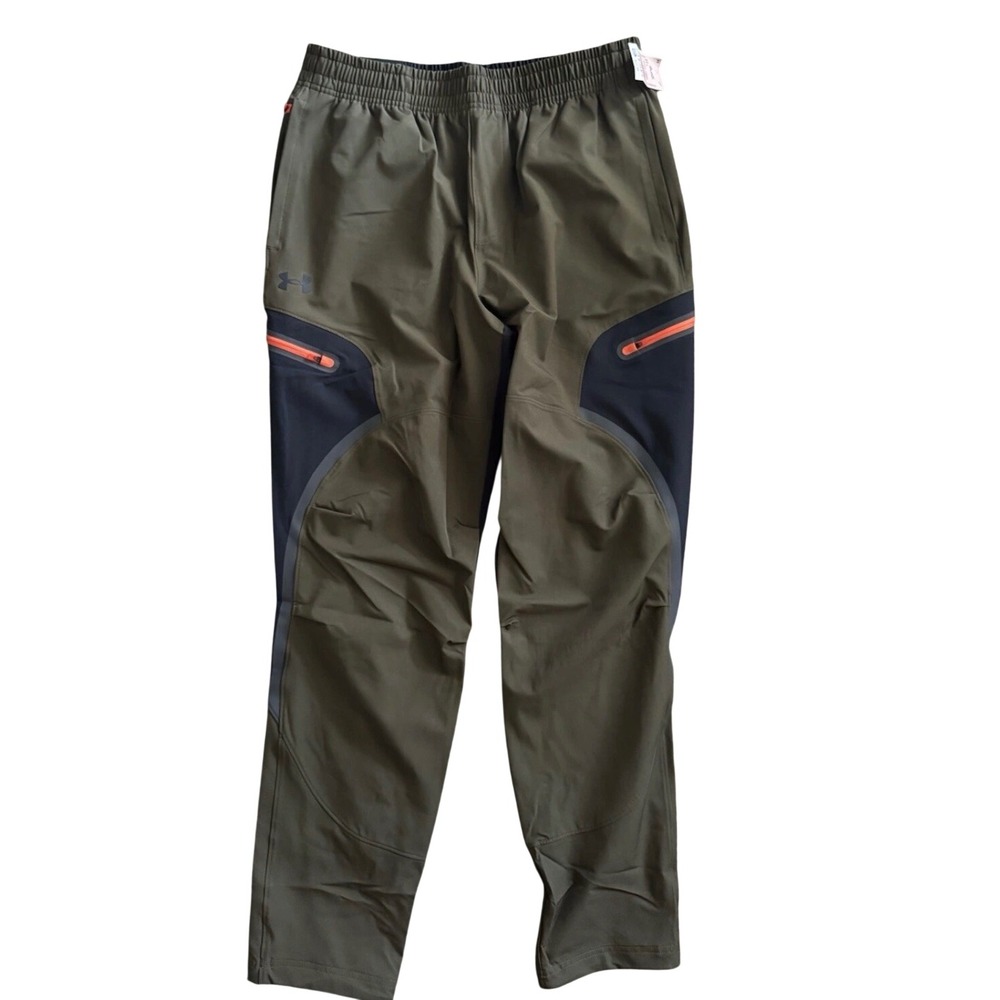 Under‎ Armour Cargo Pant Mens L Green New Unstoppable 1390256 33x33.5